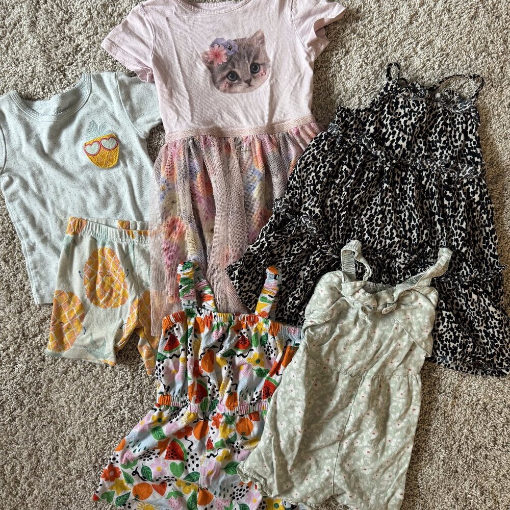 Little Girls Spring Clothing Bundle (Size 2T-3T)